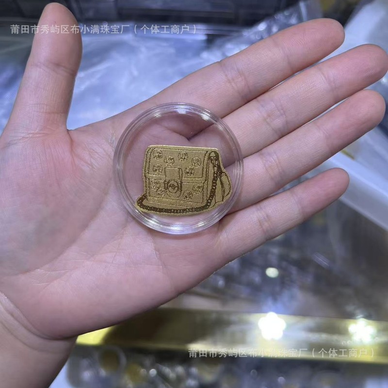 足金999手机贴公主请发财黄金贴纸暴富金片财库金卡冰箱贴 手机贴|undefined