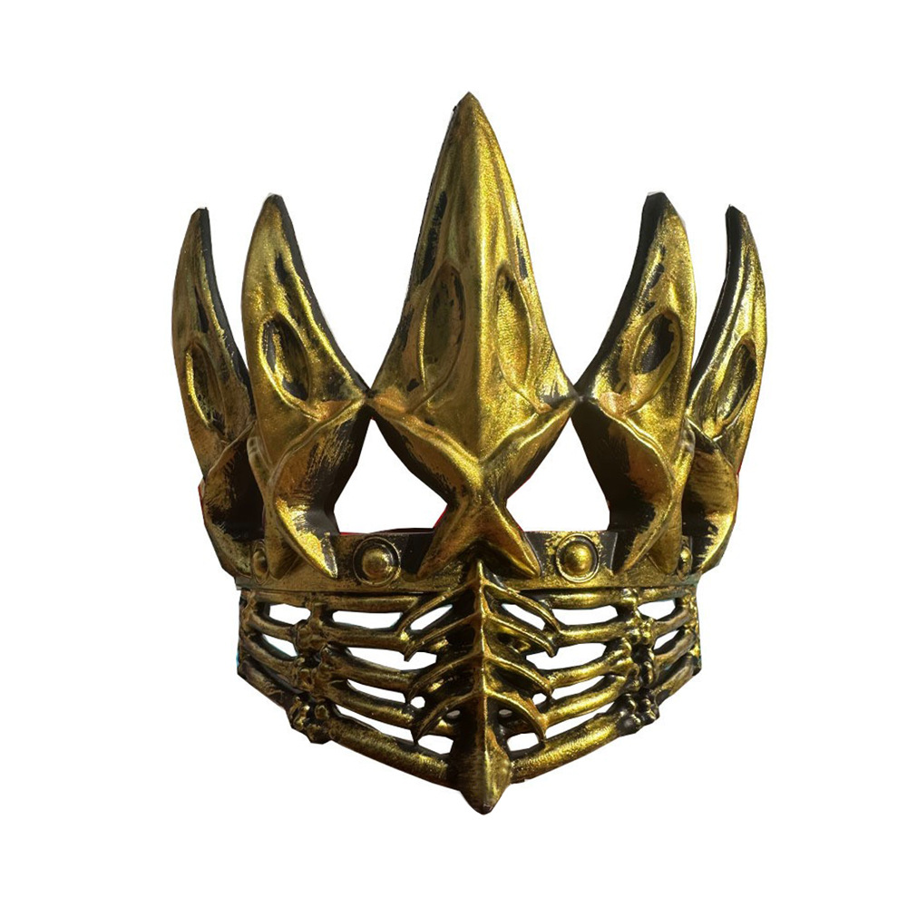 Transfronterizos medieval rey corona Halloween baile de máscaras fiesta disfraz de espectáculo props cosplay cabeza