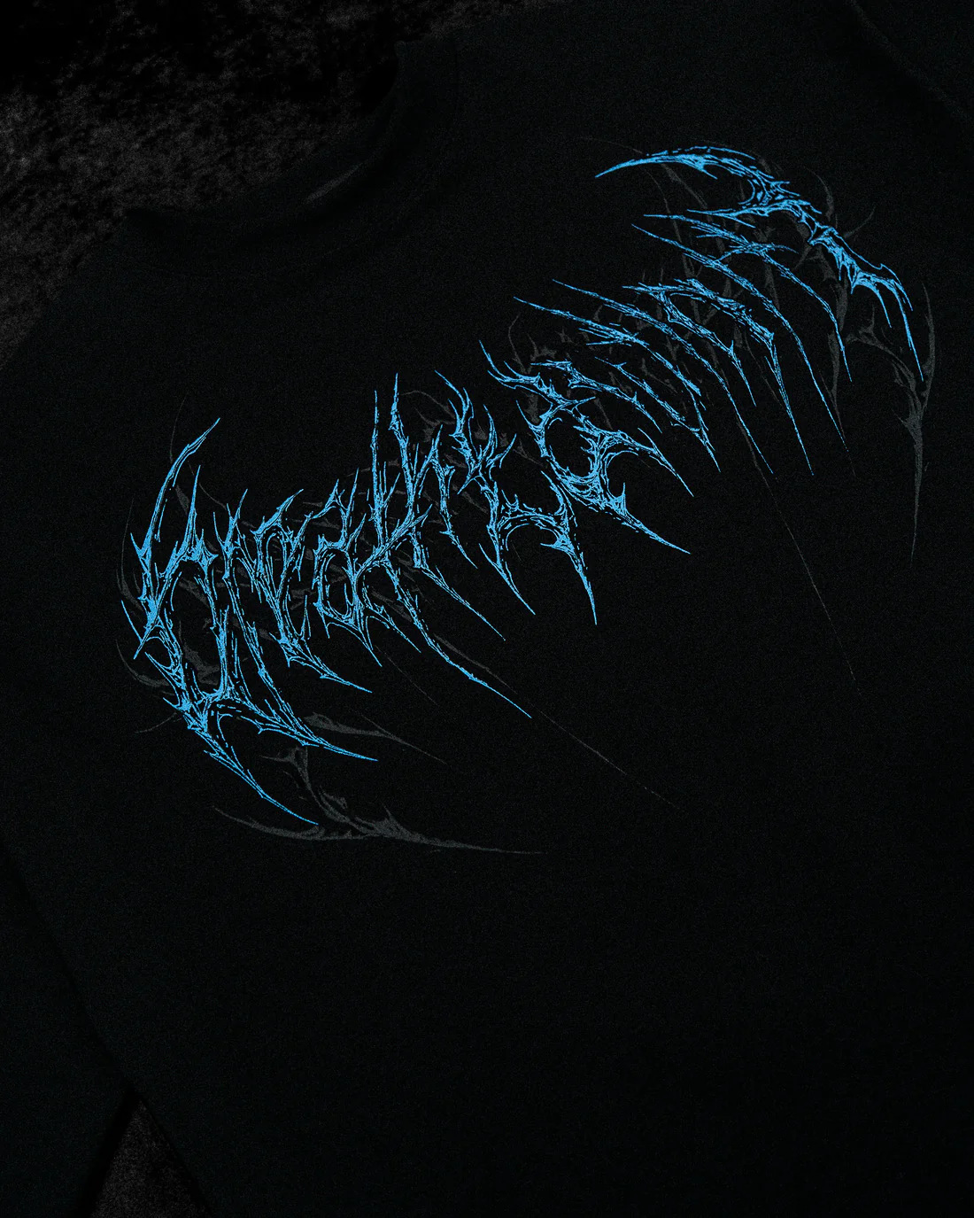 Breathedivinity Men's Oversized T-Shirt Dark Style American Trendy Brand Sports Casual Cotton Printed Short Sleeve 008_viptrois.com