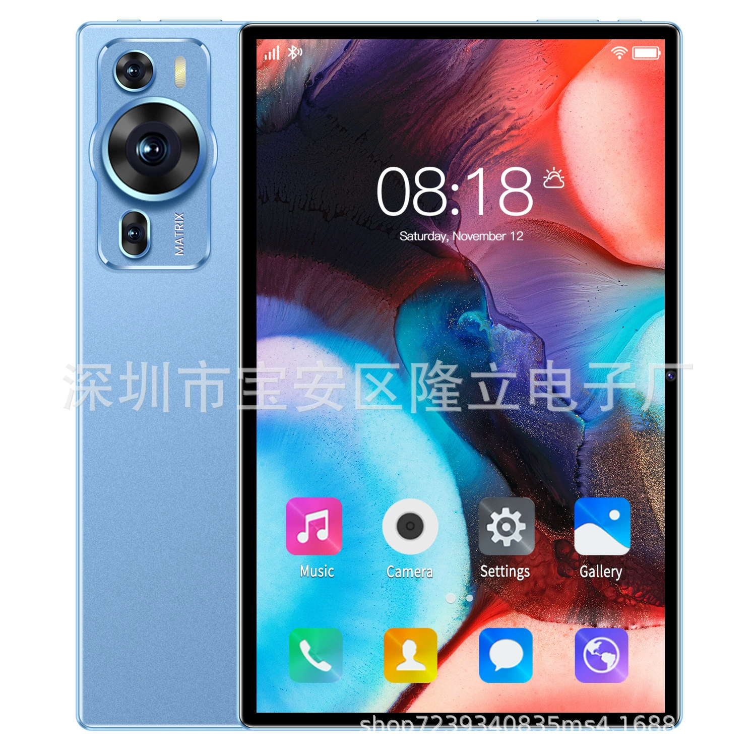 Tablet P60pro Japanese version (Dual SIM) 16+256 GB, Android 15, 10.1" IPS