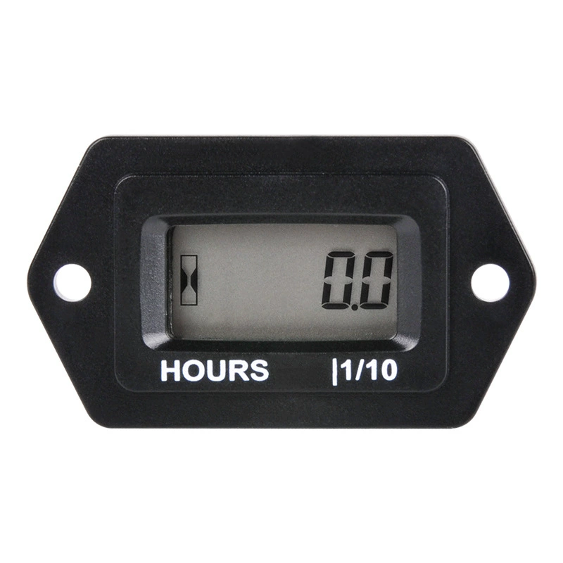 Роликовый бензиновый индукционный счетчик моточасов трамбовочная машина экскаватор шлифовальный станок ЖК-цифровой дисплей кумулятивный таймер