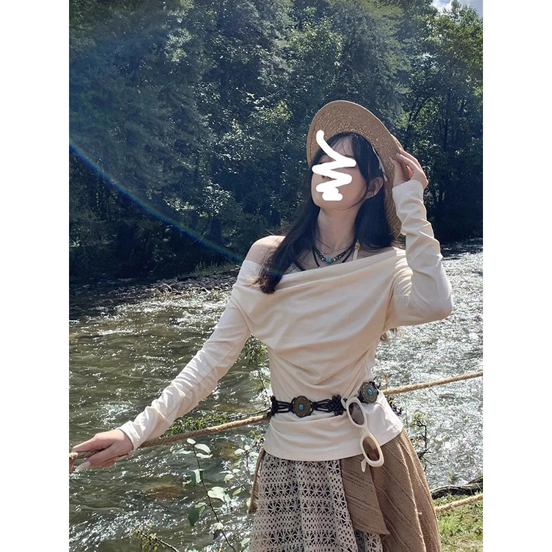 设计感不规则拼接裙子半身裙女秋冬小众别致复古格子裙A字裙长裙|undefined