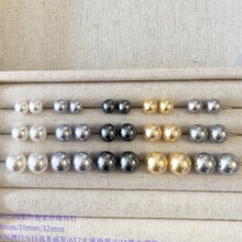 银针施家水晶珍珠同款耳钉女施家轻奢耳环时尚耳饰潮2025新款