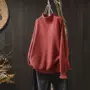 半高领套头宽松秋冬毛衣