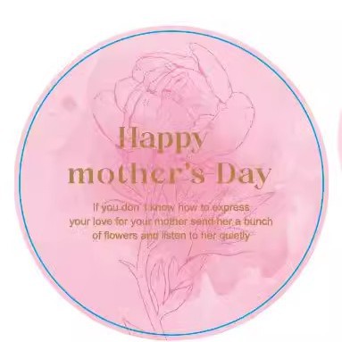 Día de la diosa de la mujer red pastel horneado decoración de mano claveles taza de barril transparente bolsa de mousse embalaje