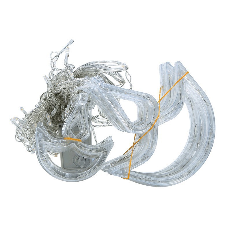 Luz de cortina LED luz de anclaje de barco festivo Navidad romántica decoración de la habitación cálida luz de color de día de Navidad