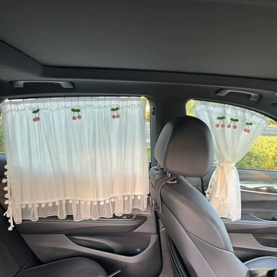 sliding track sunshade for: Car curtains