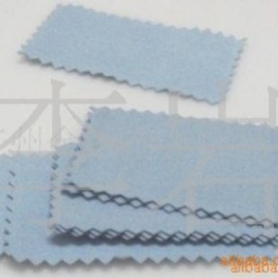 Supply 4*8cm deerskin velvet silver cloth pink/sky blue