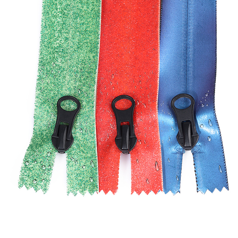 3号5号8号尼龙拉链幻彩防水拉链条闭尾25cm拉锁服装雨衣帐篷拉鍊