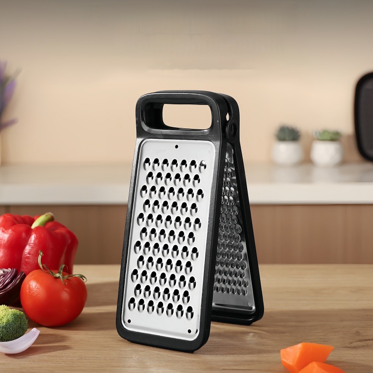 Stainless steel folding double-sided vertical vegetable grater