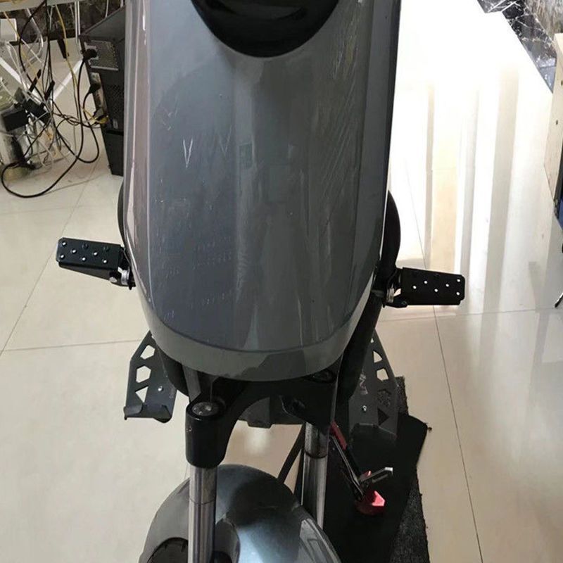 オートバイ自転車電気自動車改造部品汎用型パイプクランプ式復古風ペダル折り畳み可能|undefined