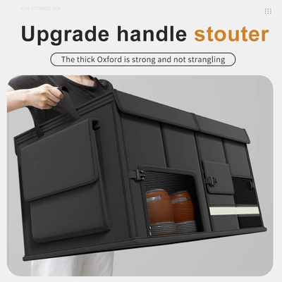 Cross-Border Popular Car Folding Storage Box Amazon Foreign Trade Oxford Cloth Car Trunk Storage Box Storage Box