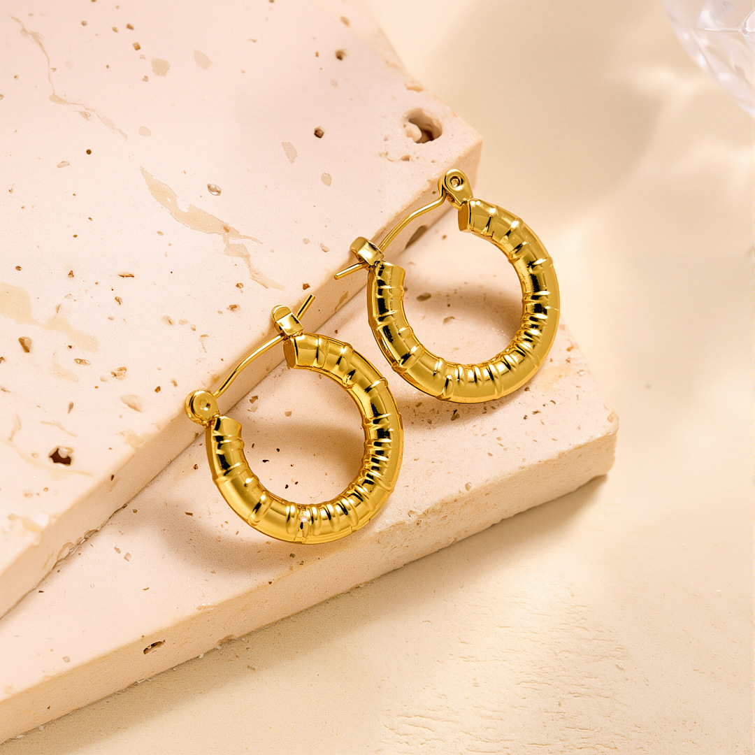 Eh104 earrings gold