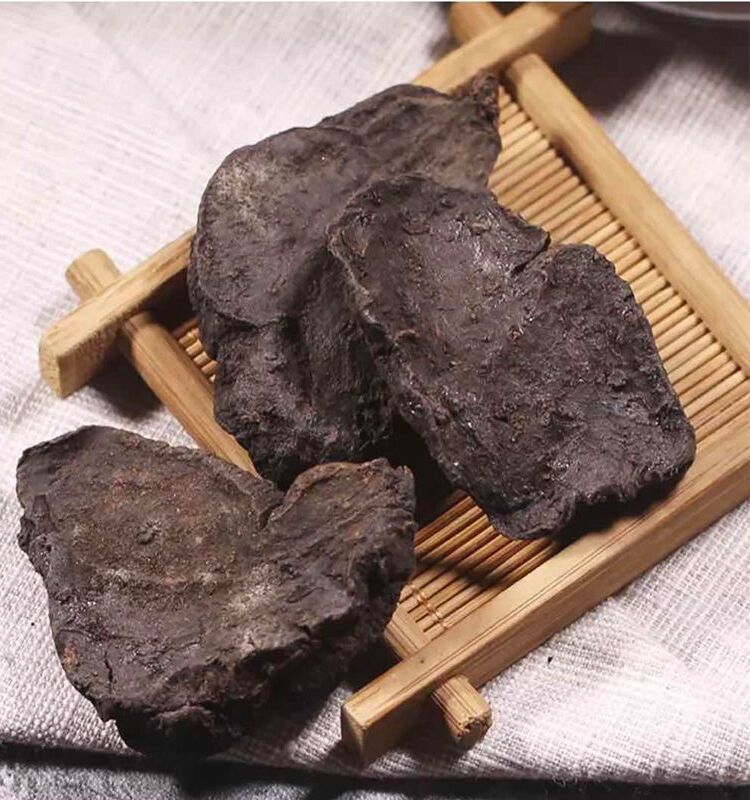 Prepared He Shou Wu Root Chunks 500g Zhi He Shou Wu Nine Times Steamed Sliced Herbal Tea and Decoction Pieces in use
