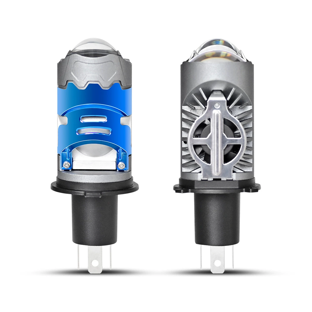 LED-фарой мотоцикла P5PRO H4 прямая вставка рыбий глаз небольшой линза H4 двойной свет линзы интегрирован дальний и ближний свет