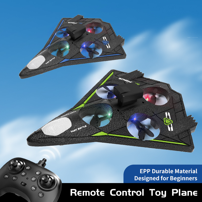 Cross-Border Remote Control Drone Foam 2.4g Camera Obstacle Avoidance Rolling Light Artificial Kidsren's Toy Aerial Photography Aircraft