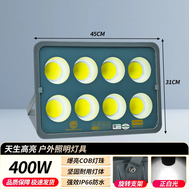 lámpara de proyección de alta potencia de alto voltaje 85 ~ 285V campo de baloncesto cuadrado lámpara de iluminación 600W alto poste de proyección