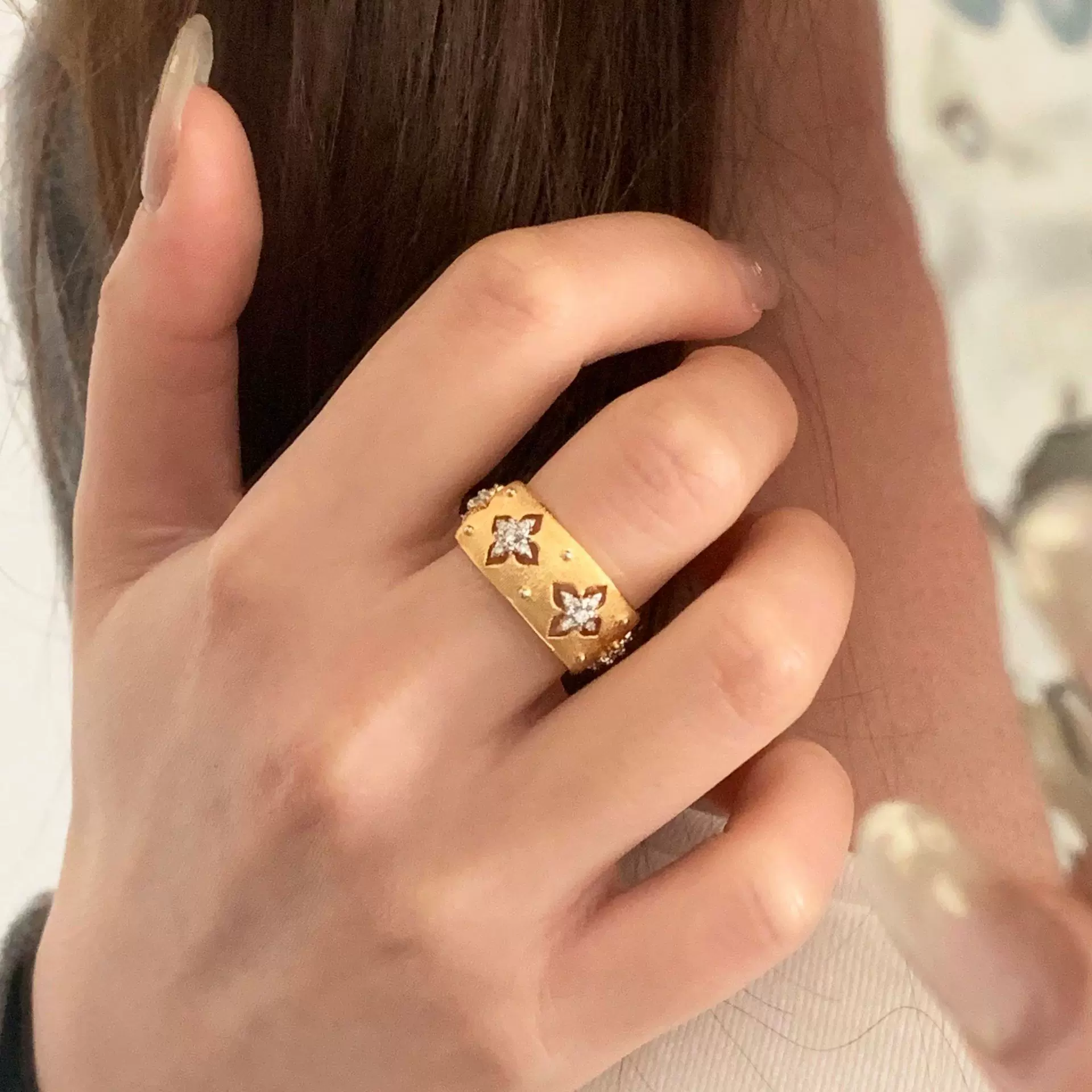 2024年新品布契家拉斯戒指镂空重工轻奢开口高级质感华丽大气