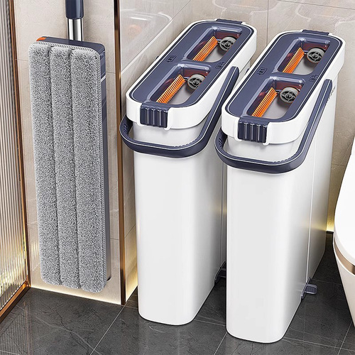 Best Helper Mop with Dual Layer Household Non-Stick Wet Cloth Smart Mop Scratch-off Tablet Floor Duster