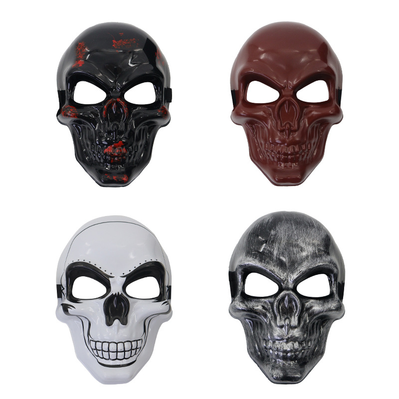 Máscaras de terror de Halloween máscaras de calaveras fantasmas antiguas máscaras guerreras CS fanáticos del ejército de campo de Halloween terror