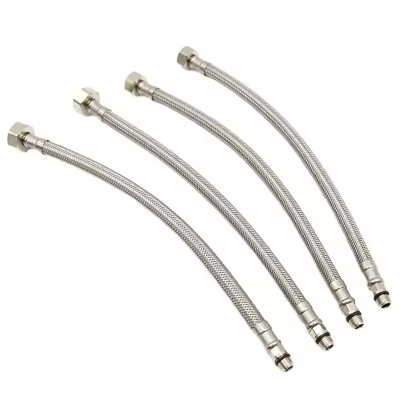Stainless Steel 304 Flexible Braided Knitted Hose for Basin Kitchen Sink Faucet Stainless Steel 304 Flexible Braided Knitted Hose for Basin Kitchen Sink Faucet