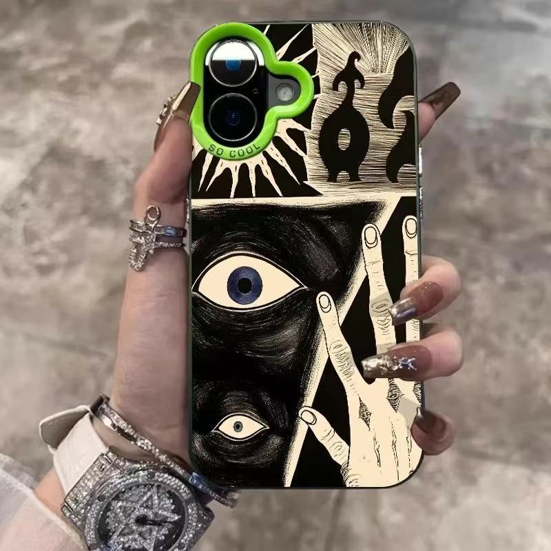 Nueva personalidad europea y americana aplicable iPhone 16 funda para teléfono móvil Apple 15promax/14 comercio exterior transfronterizo 13pro12