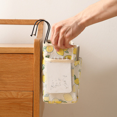 College student bedside hook-type fabric multi-functional storage bag dormitory wall-mountable storage bag hanging bag