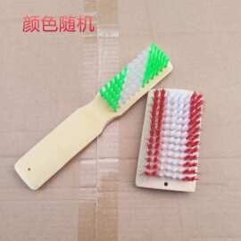 鞋刷子家用洗鞋竹刷子老式硬毛刷耐用大号洗衣服地毯刷家用长柄刷