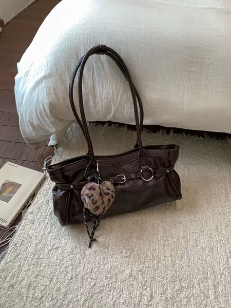 Versatile and stylish underarm bag 2025, large-capacity new women's model, trendy and retro, popular commuter shoulder bag