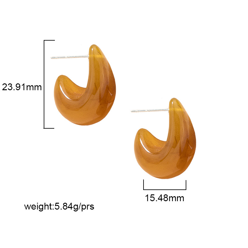 New Simple Fashion Drop-shaped Earrings display picture 1