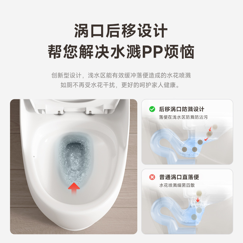 WC fábrica al por mayor Guangdong sanitarios baño nuevo de una sola pieza Super sifón personalizado ingeniería hogar