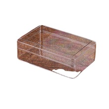 饼干盒子透明带盖塑料长方形亚克力保鲜长条塑料烘焙包装盒批发