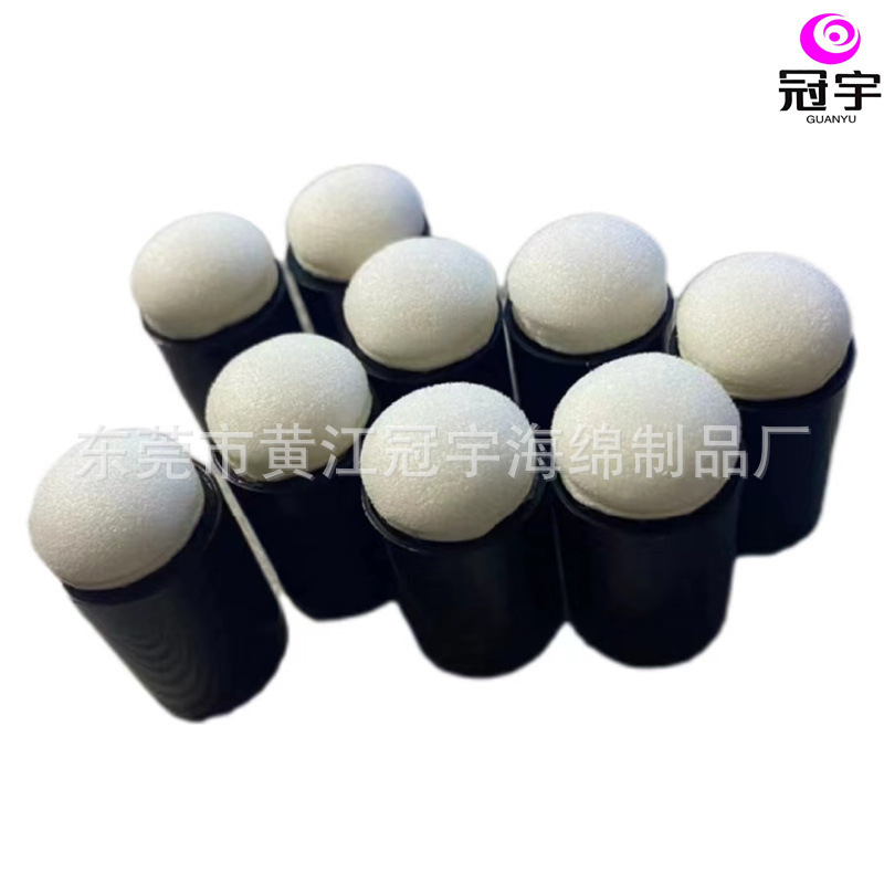 Guanyu direct in stock finger splash ink graffiti white round painting sponge eraser sponge head high density