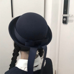 外国貿易jk帽子制服小円帽日系百合ドーム毛です。