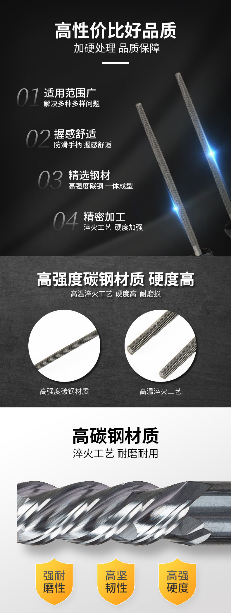 圆锉6寸 8寸 10寸带柄高碳钢锉刀木工矬子细齿中齿粗齿打磨工具-阿里巴巴