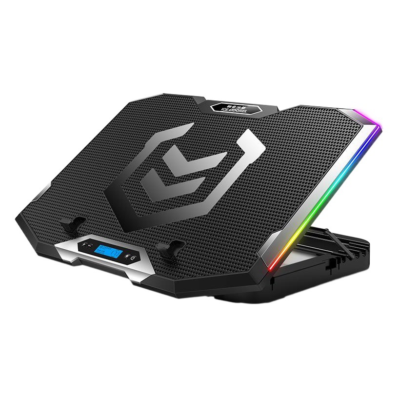 Base de Refrigeración para Portátil Cooler Master K10, Ventilador RGB para Juegos, Soporte para Portátil, Refrigeración Silenciosa para Ordenador