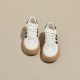 Mesh Breathable White Shoes Women's Genuine Leather 2024 Summer New Retro Thick-soled Casual Sneakers Thin All-match Women's Shoes