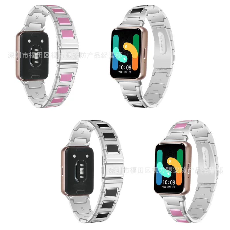 Подходит для Samsung Fit3 ремешок Galaxy SM-R390 I-образный с тремя звеньями, фирменная форма, металлический новый модель