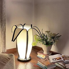 中古フロアライトバナナライトリビングルームバウハウス創意寝室ベッドサイドネットレッド雰囲気芸術感装飾電気スタンド