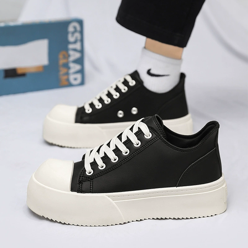 Мужские кроссовки из холста больших размеров, новые мужские повседневные кроссовки, модные молодежные трендовые кроссовки на толстой подошве, обувь с широким носком