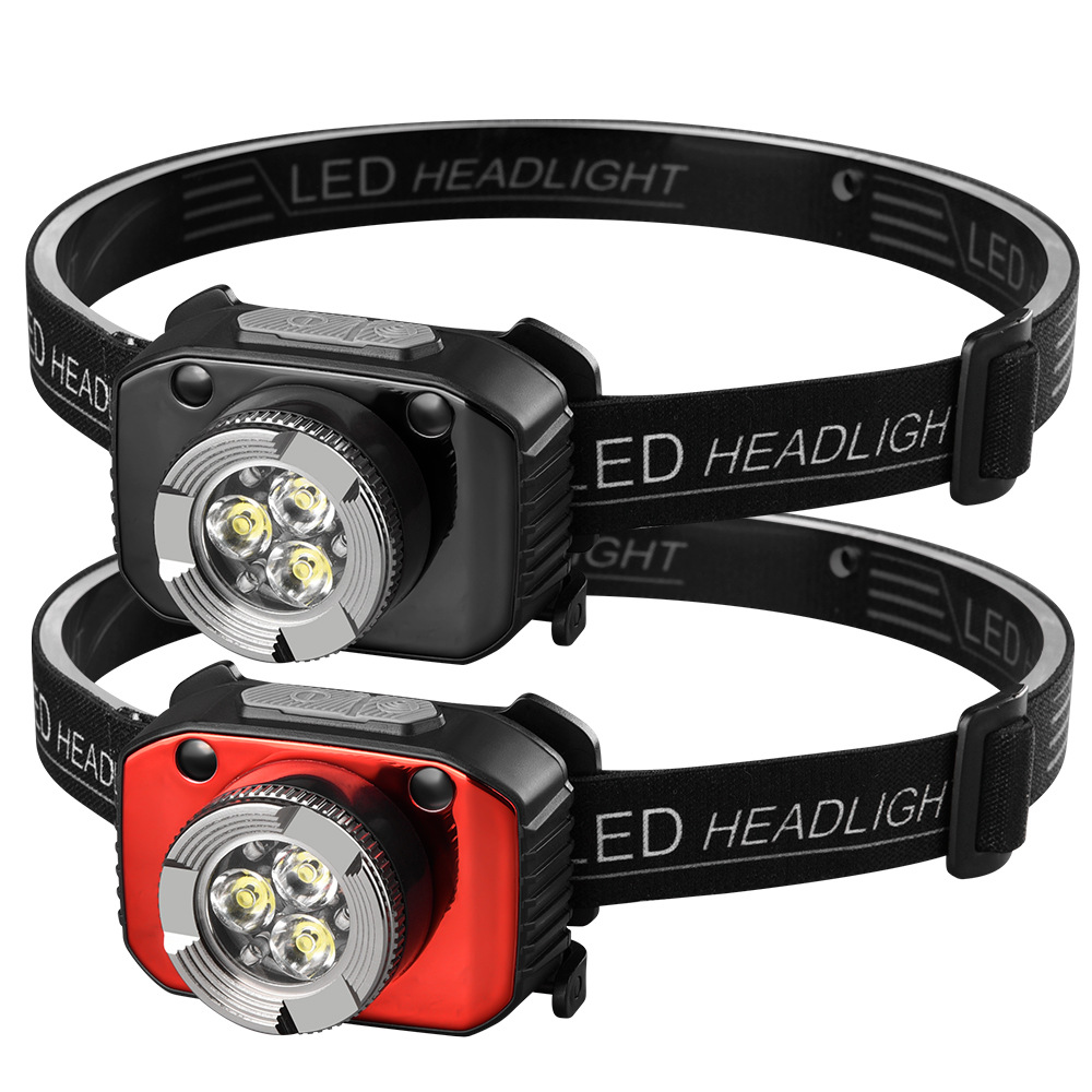 Transfronterizo nuevo faro multifuncional al aire libre impermeable Luz de inducción noche iluminación de trabajo luz de larga resistencia portátil destacado