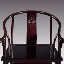 批发红木家具赞比亚小叶紫檀圈椅明式古典实木血檀圆椅太师椅子休
