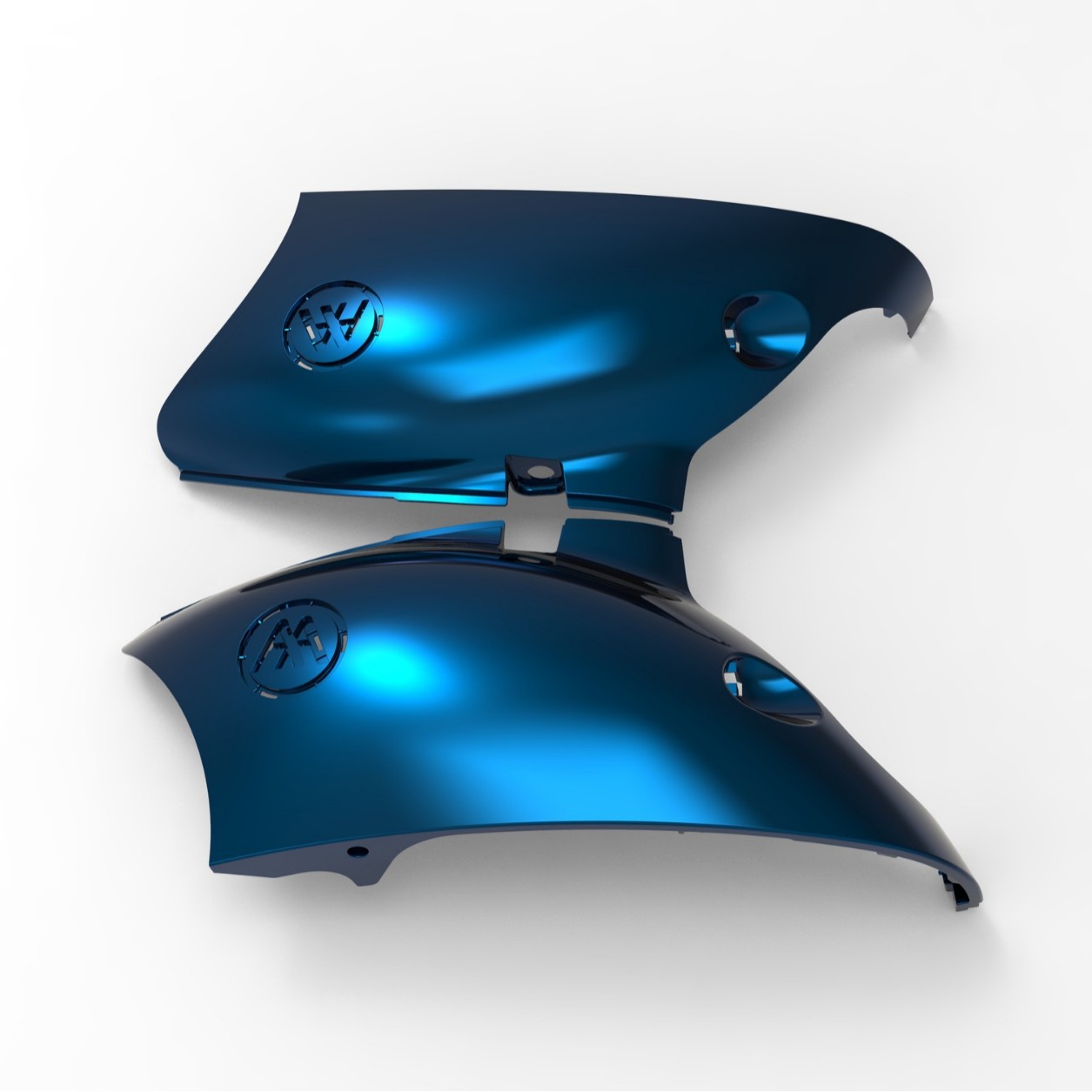 Nuevo estándar nacional de dos ruedas conjunto completo de carcasa de pintura horneada fábrica original parachoques multicolores piezas de inyección de precisión para vehículos eléctricos