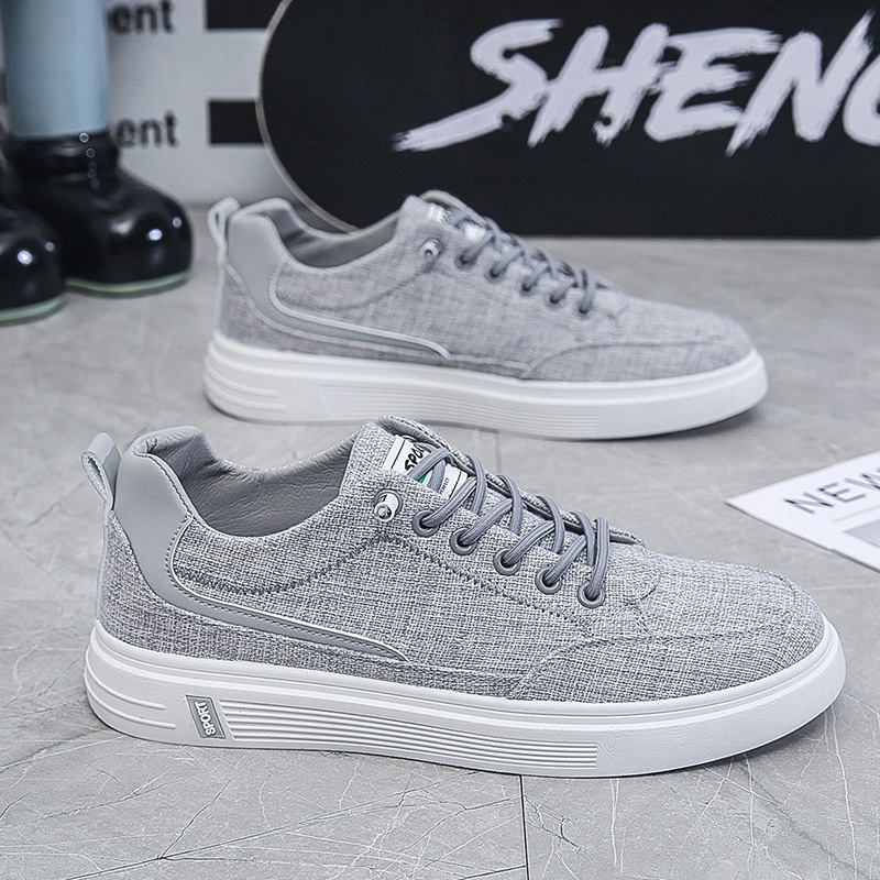 Men's Shoes 2025 New Spring Breathable Linen Cloth Shoes Trendyy Versatile Shoes Men's Canvas Shoes Thin Casual Sneakers Men's Shoes 2025 New Spring Breathable Linen Cloth Shoes Trendyy Versatile Shoes Men's Canvas Shoes Thin Casual Sneakers