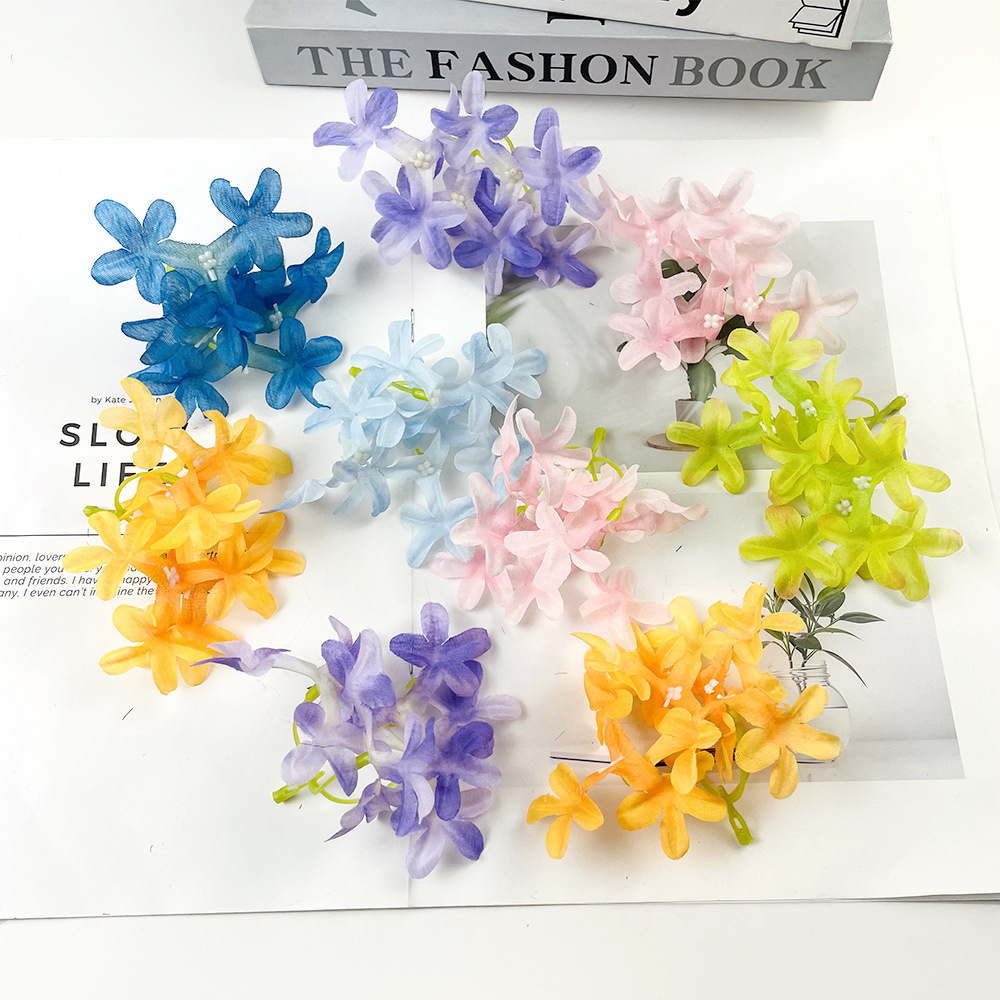 Korean Cross Cherry Blossom String DIY Handmade Headwear Materials Accessories Shoes and Hats Hairpin Accessories Home Photography Small Ornaments