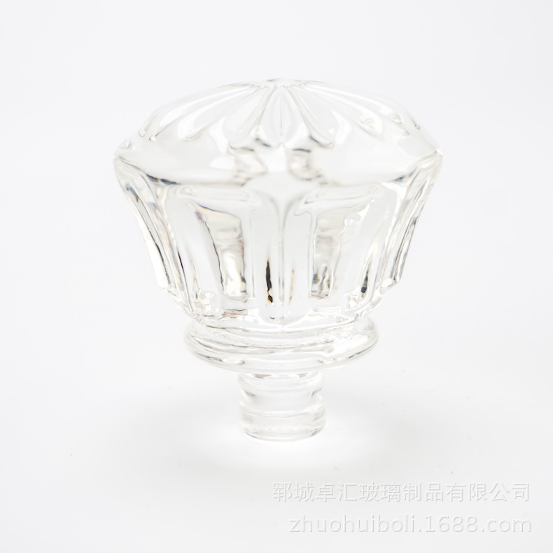 源头厂家批发水晶盖玻璃盖玻璃盖高分子塞花型各形状xo密封酒瓶塞