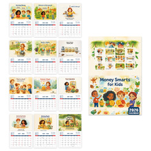 跨境新品2 026年Money Smarts for Kids 儿童理财智慧日历现货