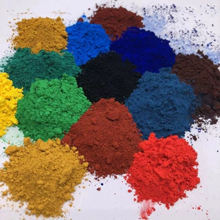 厂家定制透水混凝土专用色粉氧化铁颜料彩色混凝土路面着色剂