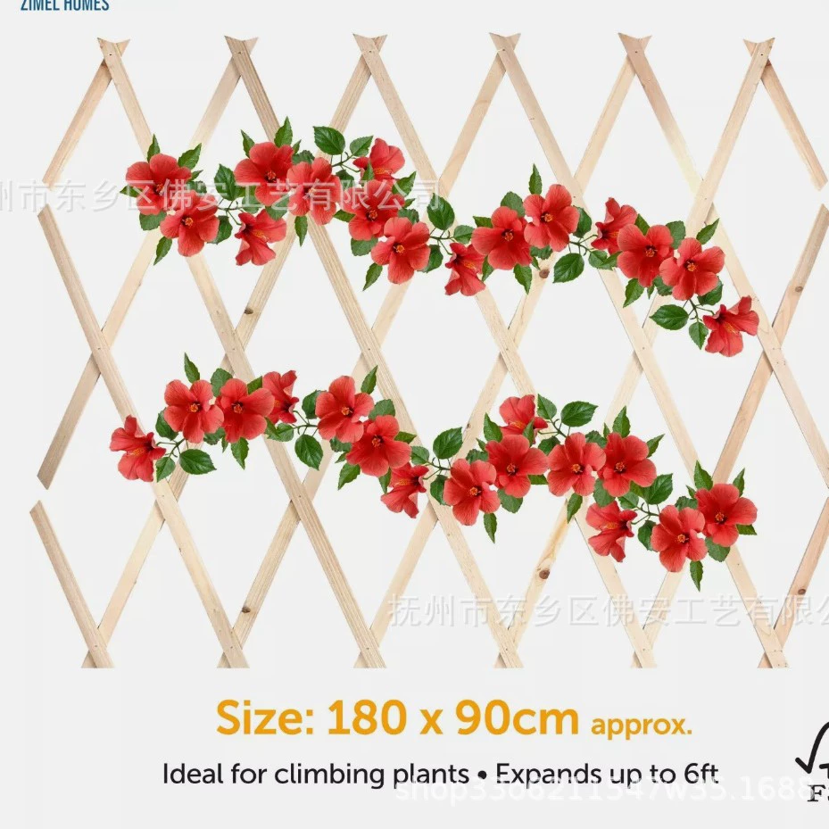 Ротанг декоративный забор деревянный сад телескопический забор кусок садовой древесины телескопический