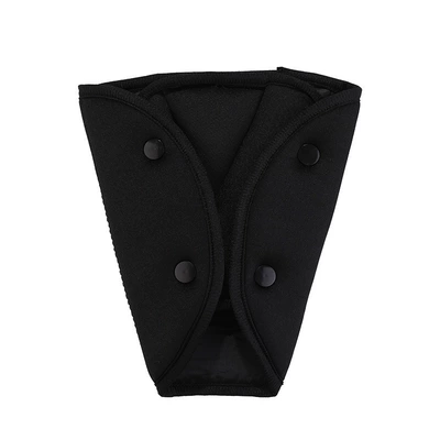Car Child Seat Belt Shoulder Pad Triangle Fixer Safety Belt Adjuster Anti-Neck-Strangling Device Car Accessories (Seat belt shoulder pad) - black-universal-for-all-vehicles